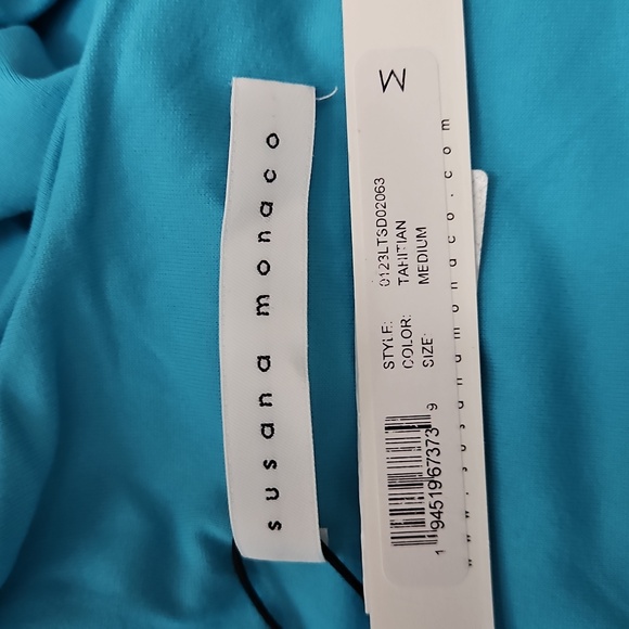 Susana Monaco One Shoulder Ruched Midi Dress - Picture 6 of 8